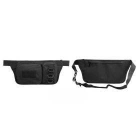 Outdoor Waist Bag Worker Bag Wallet Waterproof Bag Invisible Running Waist Bag Cell Phone Bag Men's Waist Bag (Color: Black)